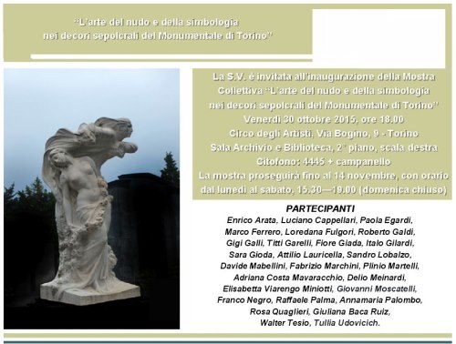 L'Arte del nudo e della simbologia nei decori sepolcrali del Monumentale di Torino