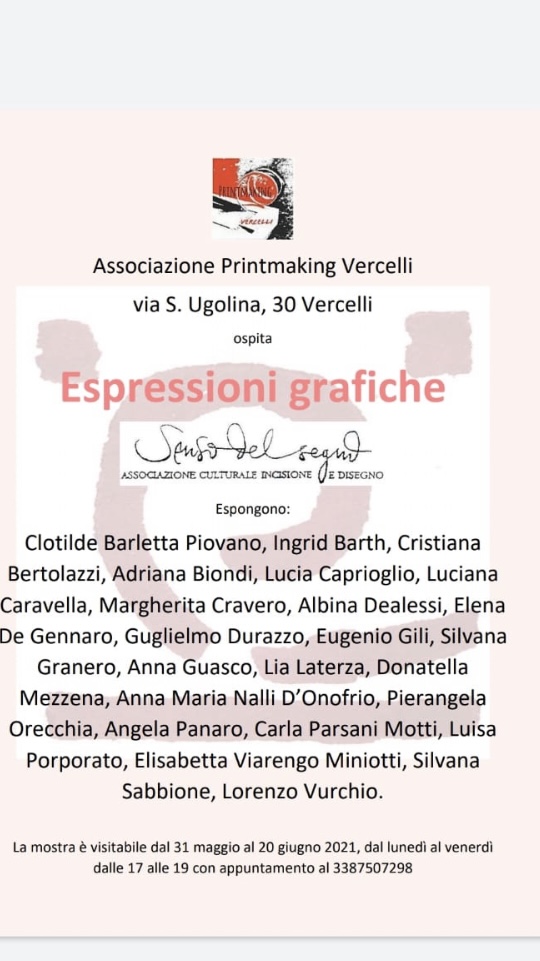 Espressioni grafiche - Printmaking Vercelli